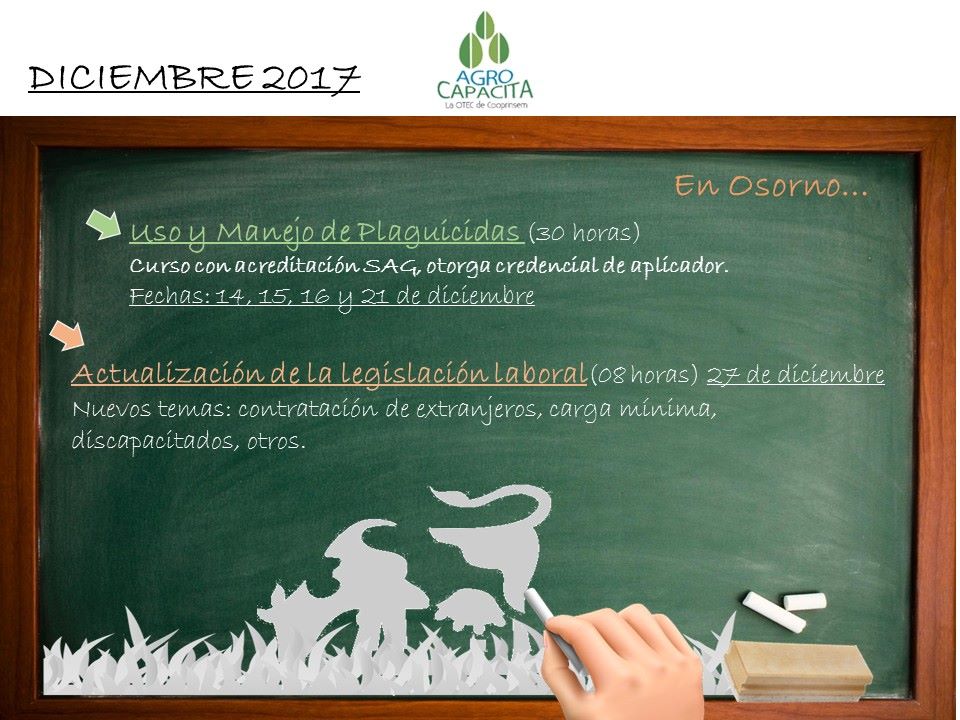 Read more about the article Cursos Diciembre 2017